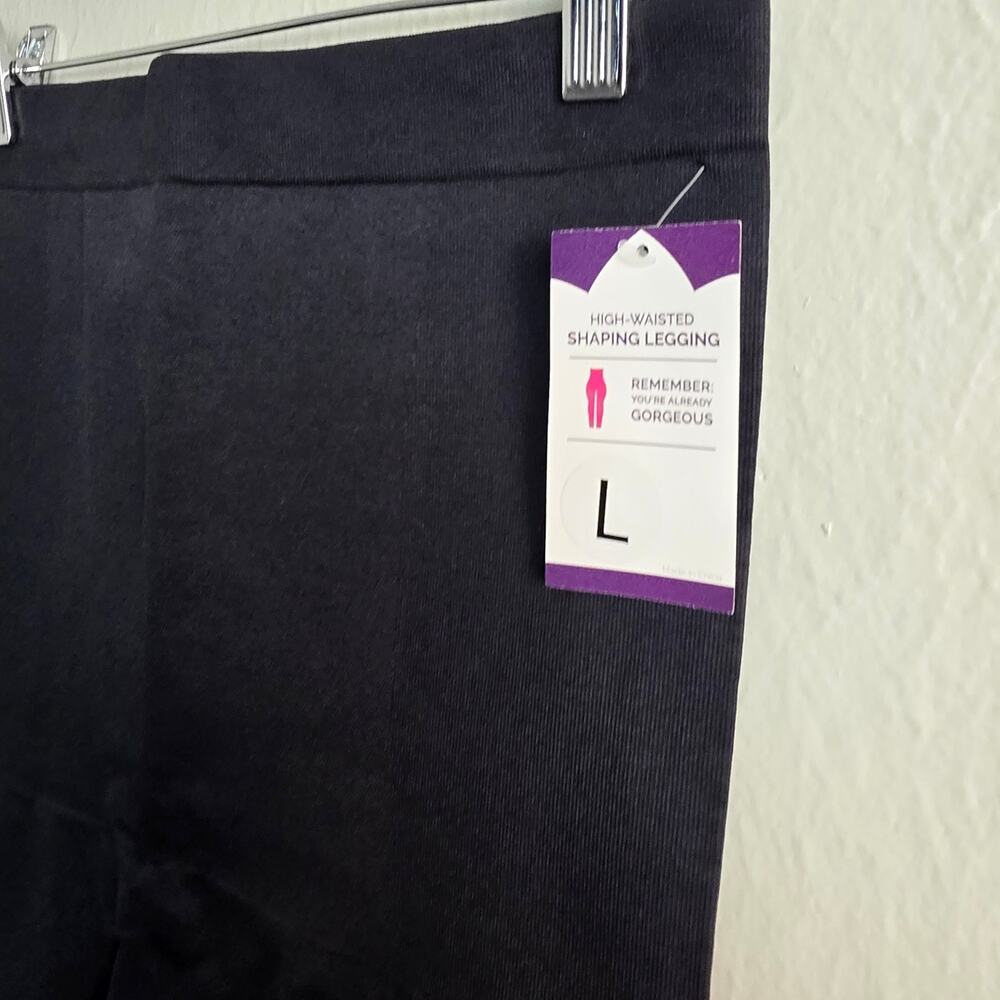 NWT Empetua Shapermint High Waisted Shaping Black Legging Large - Picture 6 of 12
